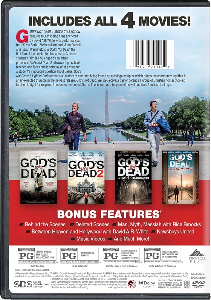 Amazon.com: God's Not Dead: 4-Movie Collection [DVD] : Kevin